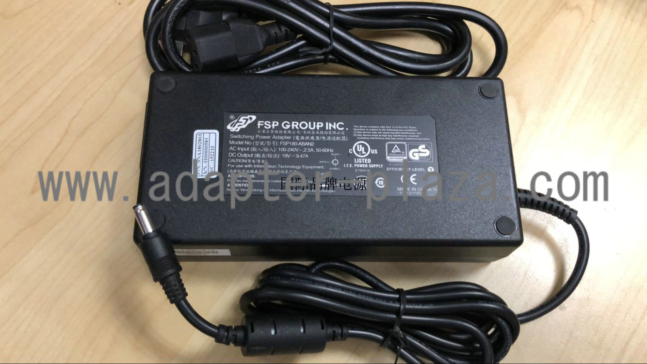 New FSP 19V 9.47A FSP100-ABAN2 AC ADPTER 180W FOR MSI GT60 GT70 Hasee Z7 power supply